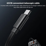 شاحن سريع Yesido YC99 بقوة 40 واط مع كابل Type-C تلسكوبي، YC99