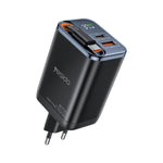 شاحن سريع Yesido YC100 بقوة 67 واط مع كابل Type-C تلسكوبي، YC100