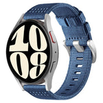xDfind Two-section Nylon Watch Band, For Samsung Galaxy Watch Ultra / Ultra 2025, For Samsung Galaxy Watch8 / 8 Classic, For Samsung Galaxy Watch 7 / 6 / 5 / FE