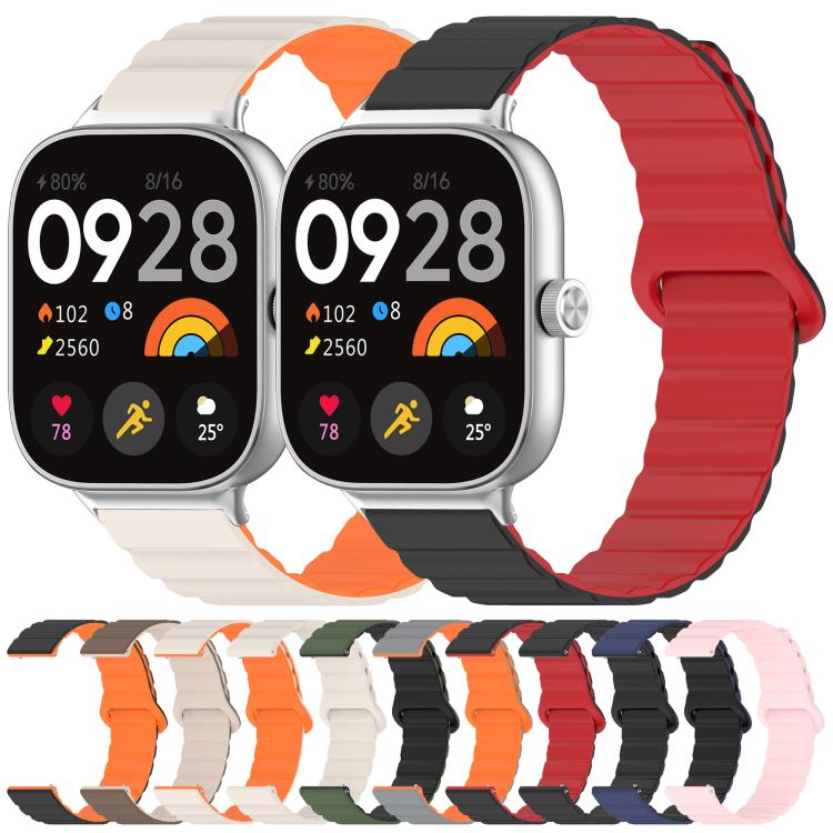 xDfind Loop Magnetic Glossy Silicone Watch Band, For Xiaomi Band 10 Pro / 9 Pro / Redmi Watch 6, For Redmi Watch 3 Active / Watch 3 Lite, For Redmi Watch 3