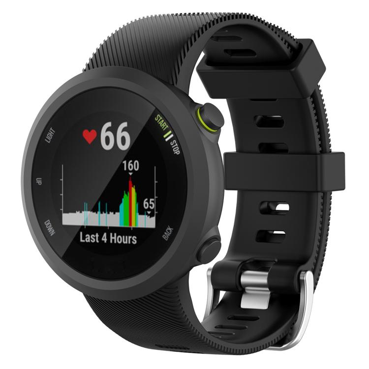 xDfind Twill Solid Color Silicone Watch Band, For Garmin Forerunner 45 / 45S / Swim 2