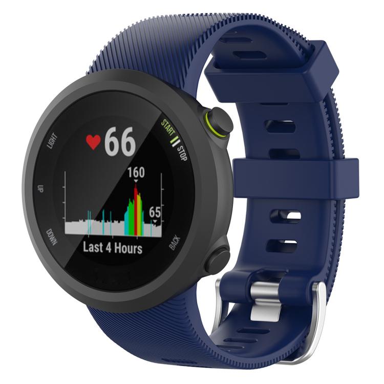 xDfind Twill Solid Color Silicone Watch Band, For Garmin Forerunner 45 / 45S / Swim 2
