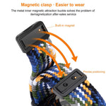 xDfind Magnetic Buckle Loop Woven Watch Band, For Huawei Watch Fit 5 / Fit 5 Pro / Fit 4