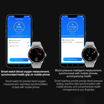 ساعة ذكية F36 بشاشة TFT ملونة 1.46 بوصة وسماعة بلوتوث 2 في 1، تدعم مكالمات البلوتوث / NFC