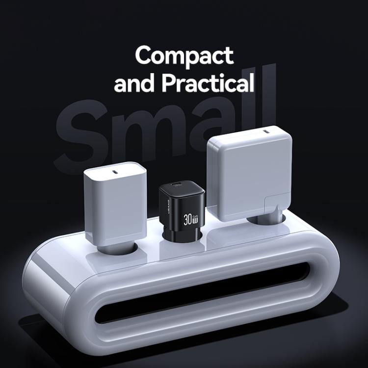 شاحن سريع صغير USAMS CC262 30 واط GaN USB-C / Type-C، قابس الاتحاد الأوروبي