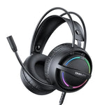 سماعة ألعاب ONIKUMA X88 مثبتة على الرأس بإضاءة RGB، طول الكابل: 2.2 متر، X88