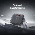 شاحن سريع صغير USAMS CC276 30 واط GaN USB-C / Type-C، قابس المملكة المتحدة