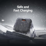 شاحن سريع صغير USAMS CC274 20 واط GaN USB-C / Type-C، قابس المملكة المتحدة