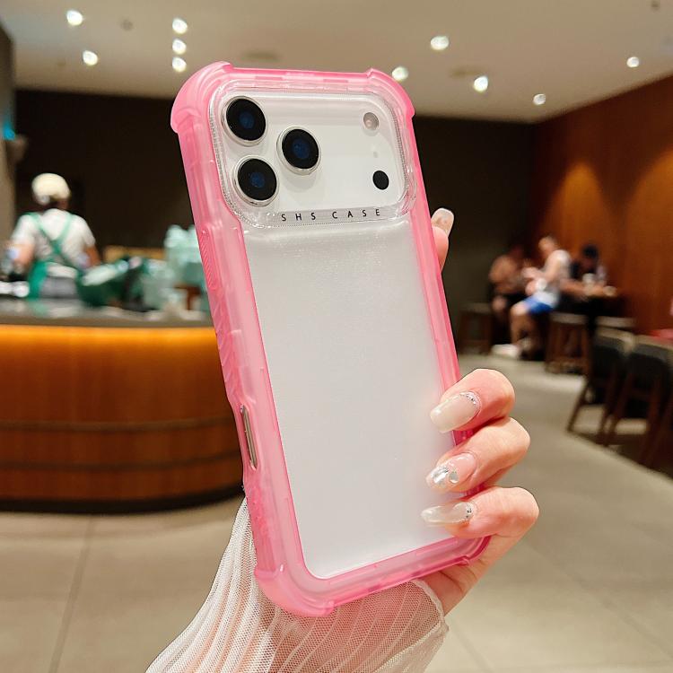 غطاء هاتف شفاف مطفي هجين من TPU وPC 3 في 1، لهواتف iPhone 17 Pro Max، iPhone 17 Pro