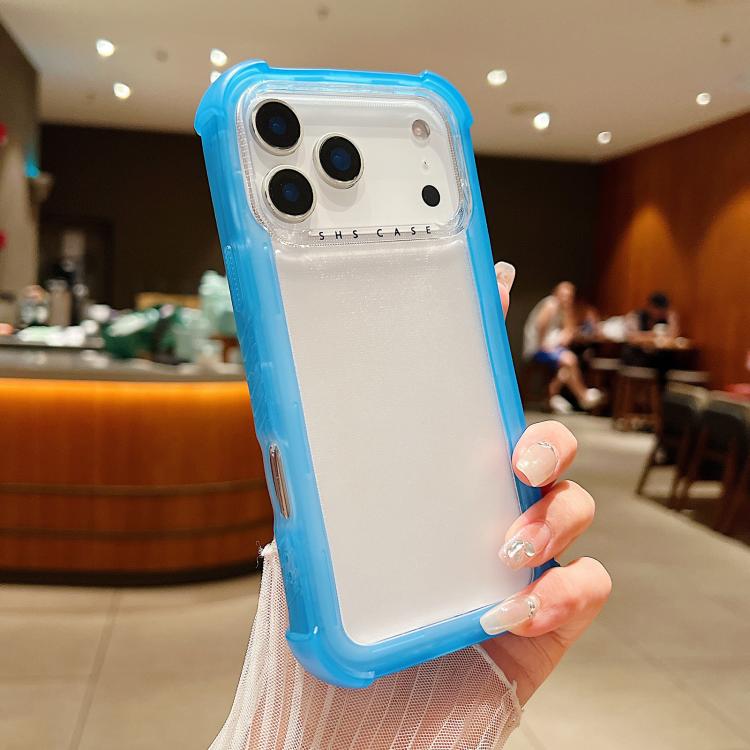 غطاء هاتف شفاف مطفي هجين من TPU وPC 3 في 1، لهواتف iPhone 17 Pro Max، iPhone 17 Pro