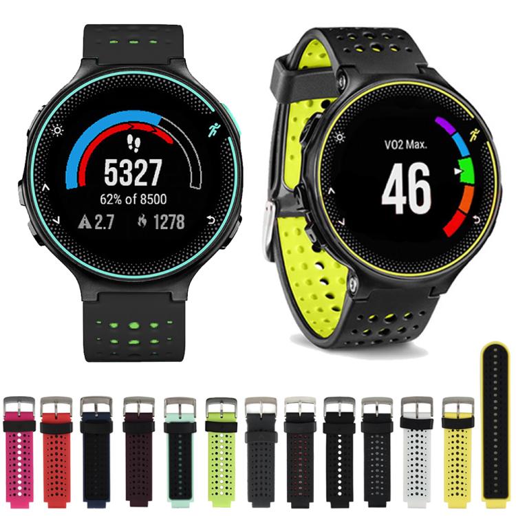 xDfind Two-color Silicone Watch Band with Tool, For Garmin Forerunner 235/220/620/630/230/735