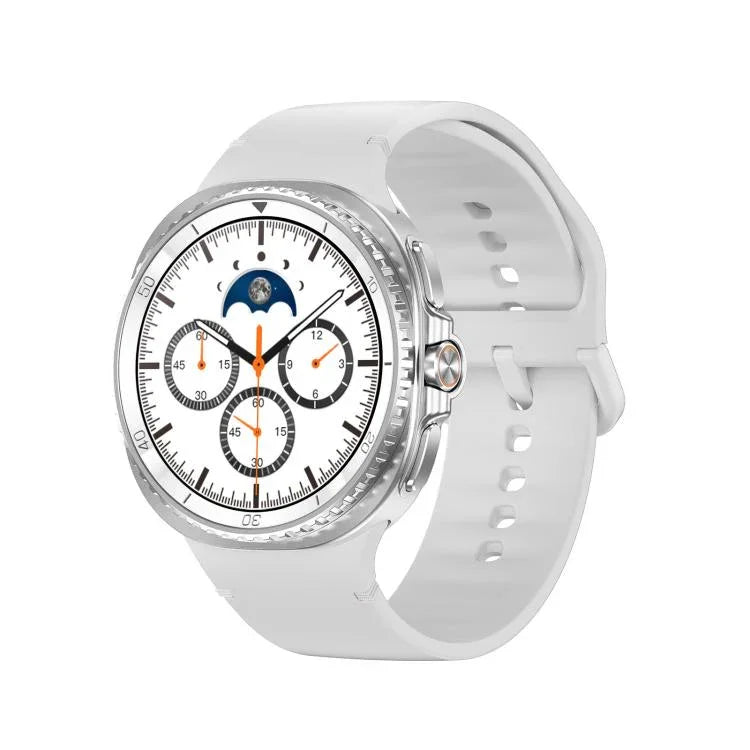 ساعة ذكية HD8C بشاشة 1.43 بوصة BT5.4 مع قرص دوار، تدعم مكالمات البلوتوث / النوم / قياس الأكسجين في الدم / معدل ضربات القلب / ضغط الدم