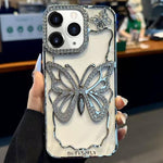 Hollow Butterfly Electroplating TPU Phone Case, For iPhone 11 Pro Max, For iPhone 11