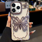 Hollow Butterfly Electroplating TPU Phone Case, For iPhone 11 Pro Max, For iPhone 11