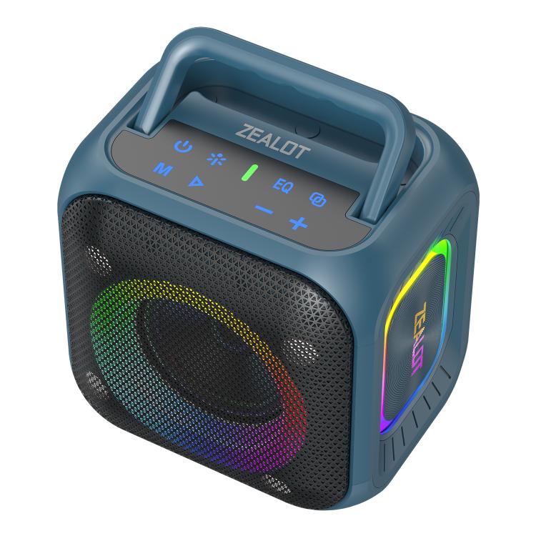 مكبر صوت بلوتوث محمول خارجي RGB ستيريو Zealot PT01 بقوة 30 واط مقاوم للماء IPX6