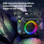 مكبر صوت بلوتوث محمول خارجي RGB ستيريو Zealot PT01 بقوة 30 واط مقاوم للماء IPX6