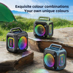 مكبر صوت بلوتوث محمول خارجي RGB ستيريو Zealot PT01 بقوة 30 واط مقاوم للماء IPX6