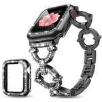 سوار ساعة معدني على شكل O من xDfind مع فيلم مقسى وغطاء PC مدمج، لسلسلة Apple Watch 10 مقاس 46مم، لسلسلة Apple Watch 10 مقاس 42مم، لسلسلة Apple Watch مقاس 44مم، لسلسلة Apple Watch مقاس 40مم، لـ Apple Watch Ultra 2 / 1 مقاس 49مم