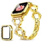 سوار ساعة معدني على شكل O من xDfind مع فيلم مقسى وغطاء PC مدمج، لسلسلة Apple Watch 10 مقاس 46مم، لسلسلة Apple Watch 10 مقاس 42مم، لسلسلة Apple Watch مقاس 44مم، لسلسلة Apple Watch مقاس 40مم، لـ Apple Watch Ultra 2 / 1 مقاس 49مم