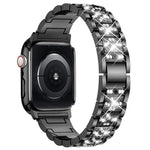 سوار ساعة معدني مجوهرات ماسية من xDfind مع غطاء، لسلسلة Apple Watch 10 مقاس 46مم، لسلسلة Apple Watch 10 مقاس 42مم، لسلسلة Apple Watch مقاس 44مم، لسلسلة Apple Watch مقاس 40مم، لـ Apple Watch Ultra 2 / 1 مقاس 49مم، لسلسلة Apple Watch مقاس 45مم