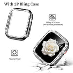 xDfind Diamond Jewelry Metal Watch Band with Case, For Apple Watch Series 10 46mm, For Apple Watch Series 10 42mm, For Apple Watch Series 44mm, For Apple Watch Series 40mm, For Apple Watch Ultra 2 / 1 49mm, For Apple Watch Series 45mm                  ...
