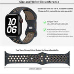 سوار ساعة سيليكون بنقطة لون إبزيم فراشة مع فيلم منحني ثلاثي الأبعاد، لسلسلة Apple Watch مقاس 42مم