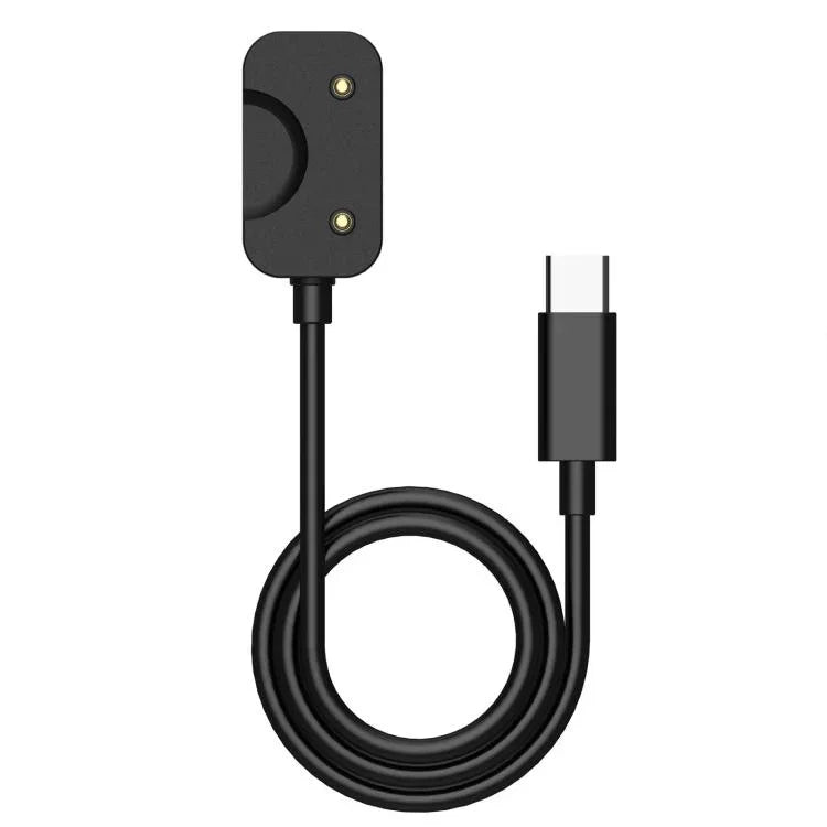 كابل شحن ساعة ذكية بمنفذ USB-C / Type-C مع حماية شريحة من xDfind، الطول: 1م، لسامسونج جالاكسي فيت3، منفذ Type-C