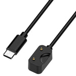 كابل شحن ساعة ذكية بمنفذ USB-C / Type-C مع حماية شريحة من xDfind، الطول: 1م، لسامسونج جالاكسي فيت3، منفذ Type-C
