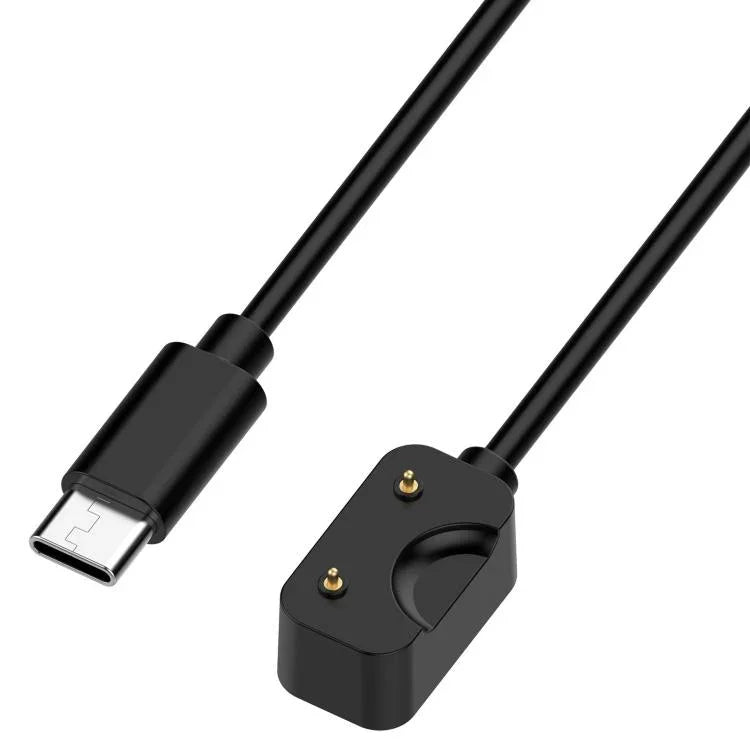 كابل شحن ساعة ذكية بمنفذ USB-C / Type-C مع حماية شريحة من xDfind، الطول: 1م، لسامسونج جالاكسي فيت3، منفذ Type-C