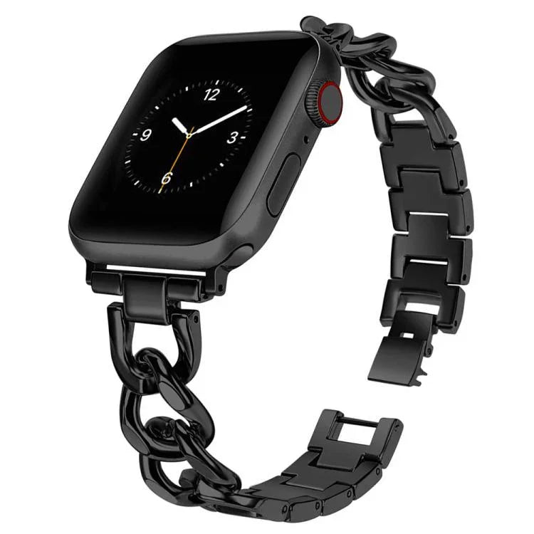 سوار ساعة معدني بدائرتين مزدوجتين من xDfind، لسلسلة Apple Watch مقاسات 42 / 44 / 45 / 46 / 49مم، لسلسلة Apple Watch مقاسات 38 / 40 / 41 / S10 42مم