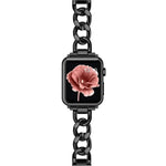 سوار ساعة معدني بدائرتين مزدوجتين من xDfind، لسلسلة Apple Watch مقاسات 42 / 44 / 45 / 46 / 49مم، لسلسلة Apple Watch مقاسات 38 / 40 / 41 / S10 42مم