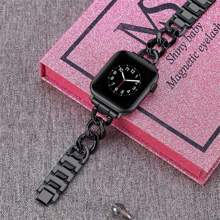 سوار ساعة معدني بدائرتين مزدوجتين من xDfind، لسلسلة Apple Watch مقاسات 42 / 44 / 45 / 46 / 49مم، لسلسلة Apple Watch مقاسات 38 / 40 / 41 / S10 42مم