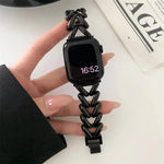 سوار ساعة معدني بشكل حرف V من xDfind، لسلسلة Apple Watch مقاسات 42 / 44 / 45 / 46 / 49مم، لسلسلة Apple Watch مقاسات 38 / 40 / 41 / S10 42مم