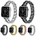 سوار ساعة معدني بشكل حرف V من xDfind، لسلسلة Apple Watch مقاسات 42 / 44 / 45 / 46 / 49مم، لسلسلة Apple Watch مقاسات 38 / 40 / 41 / S10 42مم