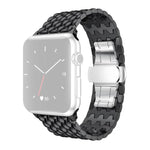 سوار ساعة معدني بنقشة التنين من xDfind، لسلسلة Apple Watch مقاسات 42 / 44 / 45 / 46 / 49مم، لسلسلة Apple Watch مقاسات 38 / 40 / 41 / S10 42مم