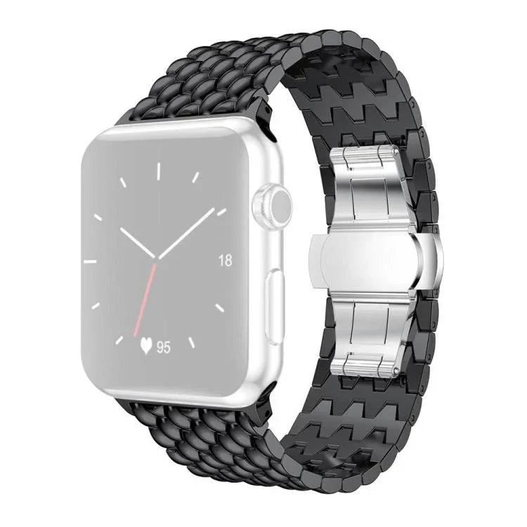 سوار ساعة معدني بنقشة التنين من xDfind، لسلسلة Apple Watch مقاسات 42 / 44 / 45 / 46 / 49مم، لسلسلة Apple Watch مقاسات 38 / 40 / 41 / S10 42مم