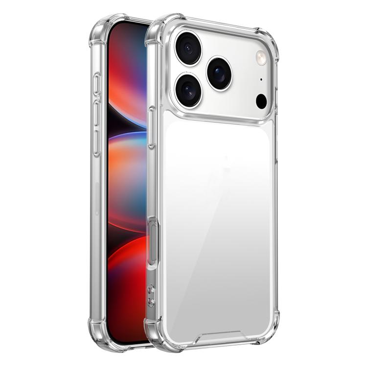 غطاء هاتف أكريليك + TPU مقاوم للصدمات بأربع زوايا، لهواتف iPhone 17 Pro Max، iPhone 17 Pro، iPhone 17، iPhone Air