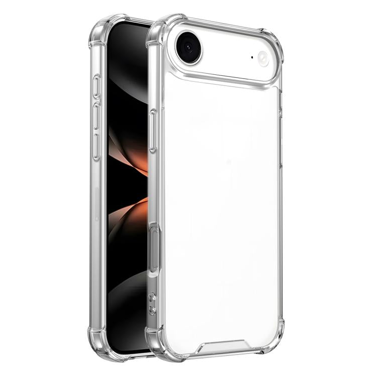 غطاء هاتف أكريليك + TPU مقاوم للصدمات بأربع زوايا، لهواتف iPhone 17 Pro Max، iPhone 17 Pro، iPhone 17، iPhone Air