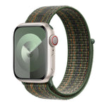 سوار ساعة من النايلون الأساسي بحلقة مع فيلم منحني ثلاثي الأبعاد، لسلسلة Apple Watch 10 مقاس 46مم، لسلسلة Apple Watch 10 مقاس 42مم، لسلسلة Apple Watch مقاس 44مم