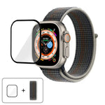 سوار ساعة من النايلون الأساسي بحلقة مع فيلم منحني ثلاثي الأبعاد، لسلسلة Apple Watch مقاس 40مم، لسلسلة Apple Watch Ultra 2 / 1 مقاس 49مم، لسلسلة Apple Watch مقاس 45مم