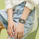 سوار ساعة من النايلون بحلقة مع فيلم منحني ثلاثي الأبعاد، لسلسلة Apple Watch مقاس 40مم، لسلسلة Apple Watch Ultra 2 / 1 مقاس 49مم، لسلسلة Apple Watch مقاس 45مم