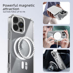 غطاء هاتف شفاف مضاد للخدش مع حلقة مغناطيسية MagSafe من ABEEL، لهواتف iPhone 13 Pro Max، iPhone 13 Pro، iPhone 13