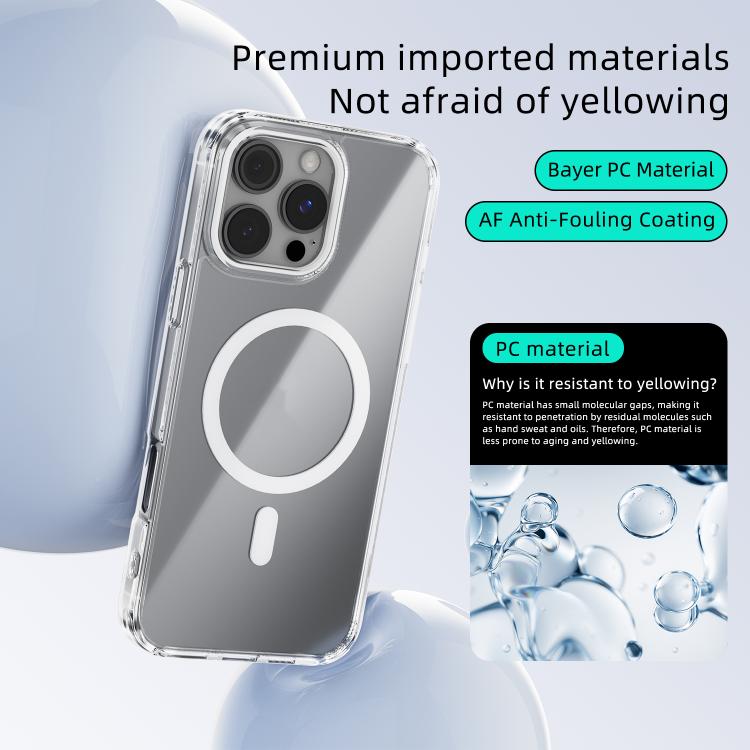 غطاء هاتف شفاف مضاد للخدش مع حلقة مغناطيسية MagSafe من ABEEL، لهواتف iPhone 13 Pro Max، iPhone 13 Pro، iPhone 13