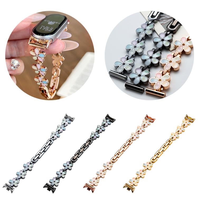 xDfind Sun Petal Metal Watch Band, For Xiaomi Smart Band 10 / 9 / 8