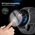سوار ساعة سيليكون بإبزيم فراشة مع فيلم منحني ثلاثي الأبعاد، لساعات Google Pixel Watch 3 مقاس 45مم، لساعات Google Pixel Watch 3 مقاس 41مم، لساعات Google Pixel Watch 2، لساعات Google Pixel Watch