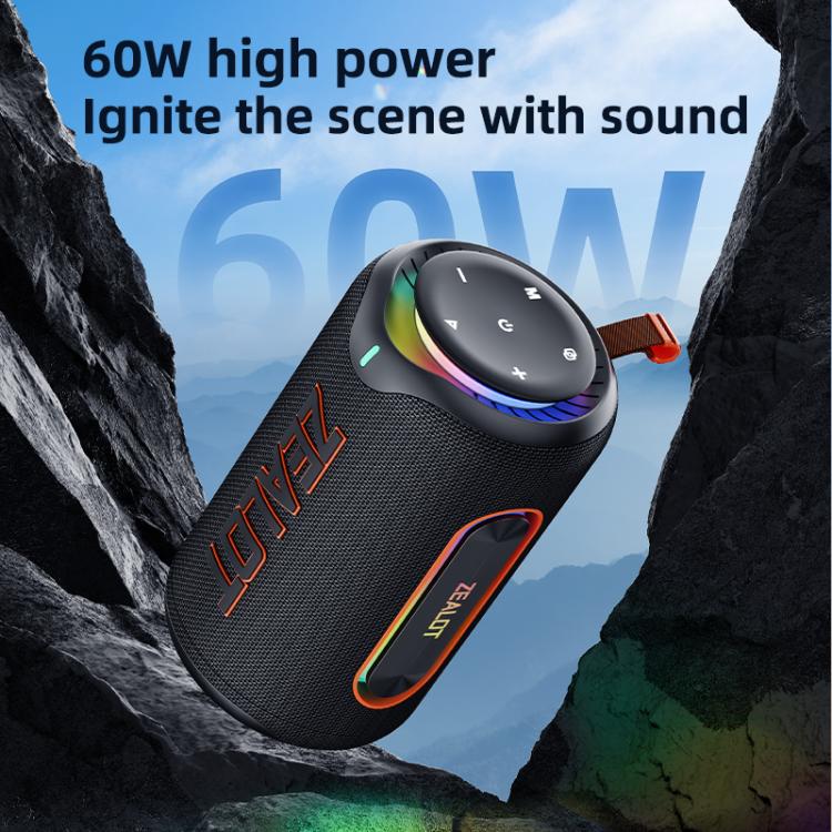 مكبر صوت بلوتوث محمول خارجي RGB Zealot MP1 بقوة 60 واط