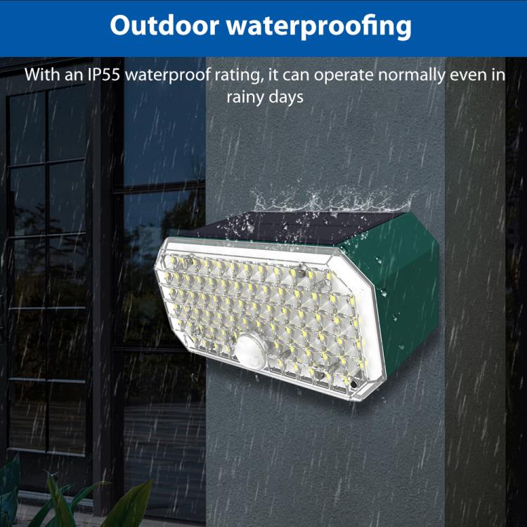 مصباح حائط شمسي LED عالي القوة مزدوج اللون مع حساس N776B