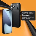 غطاء هاتف من الجلد بتقنية QIALINO مع MagSafe، لهواتف iPhone 17 Pro Max، iPhone 17 Pro، iPhone 17، iPhone Air