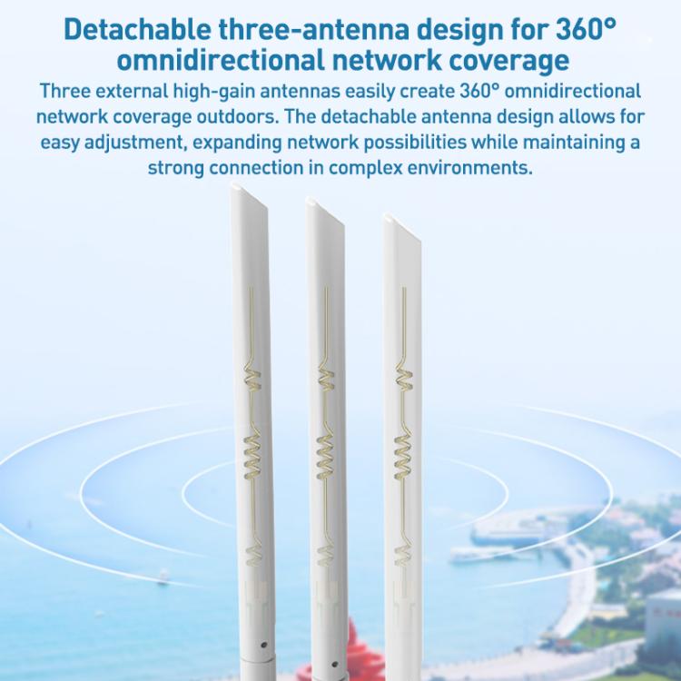 COMFAST CF-EW87 نقطة وصول لاسلكية خارجية واي فاي 7 مزدوجة النطاق بسرعة 3600 ميجابت في الثانية، قابس أسترالي، قابس أوروبي، قابس أمريكي، قابس بريطاني