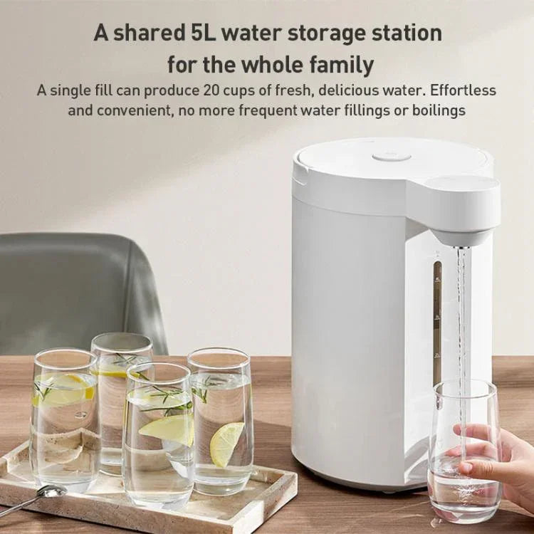 زجاجة ترمس كهربائية ذكية أصلية من Xiaomi Mijia بسعة 5L وقوة 1600W، قابس CN، زجاجة ترمس كهربائية بسعة 5L